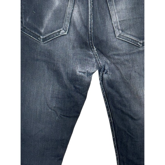 A.P.C Women Jeans New Standard Petite Skinny Leg Mid-Rise Distressed Black 30 - Picture 8 of 10